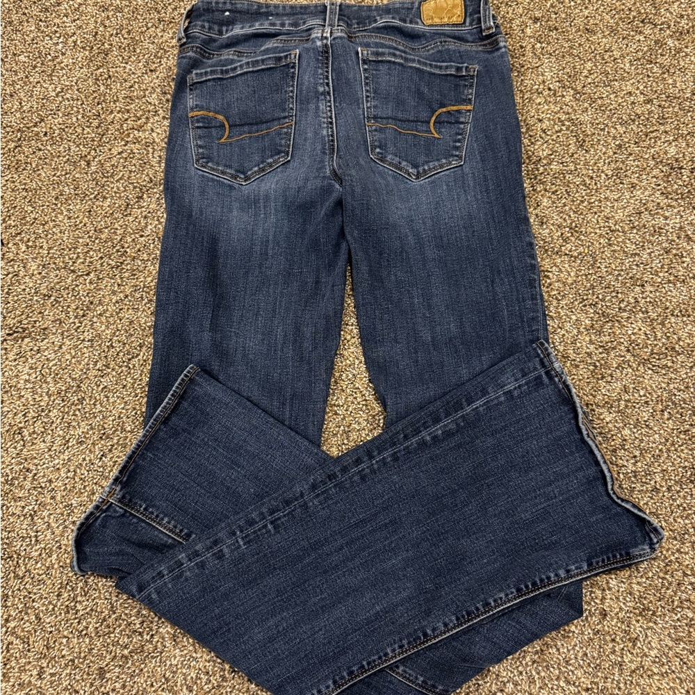 American Eagle Outfitters Dark Blue Boot Cut Jeans Size 4XL.